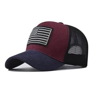 Customized Trucker Hats (Wine)